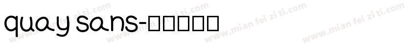 quay sans字体转换